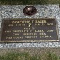 Grave marker for Dorothy